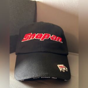 Vintage Black and Red Snap-On (Tools) Baseball Cap **HARD TO FIND/BRAND NEW**